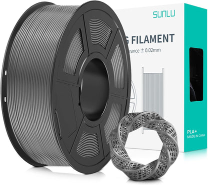 SUNLU PLA+ Filament MasterSpool, PLA Plus 3D Printer Filament with Reusable Spool, 1KG 3D Printing PLA+ Filament
