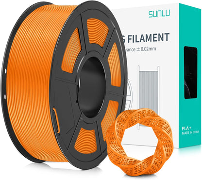SUNLU PLA+ Filament MasterSpool, PLA Plus 3D Printer Filament with Reusable Spool, 1KG 3D Printing PLA+ Filament